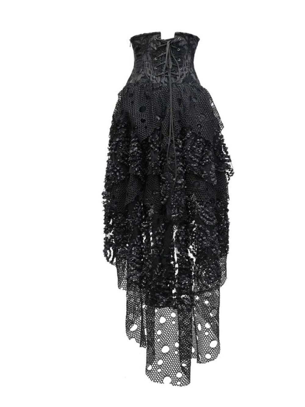 Pentagram - Jupe long gothic jacquard skirt Size S Small - Picture 5 of 9